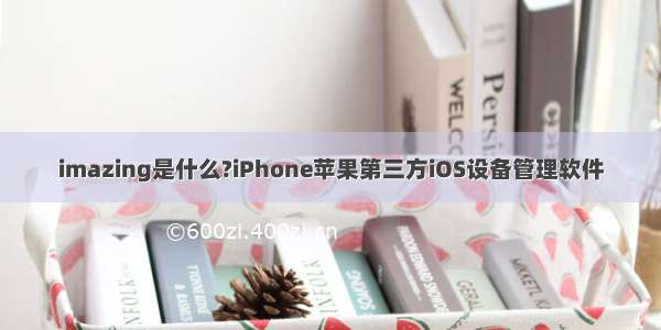 imazing是什么?iPhone苹果第三方iOS设备管理软件