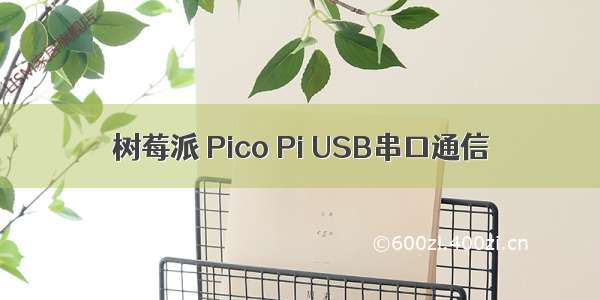 树莓派 Pico Pi USB串口通信