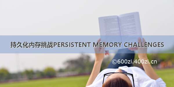 持久化内存挑战PERSISTENT MEMORY CHALLENGES