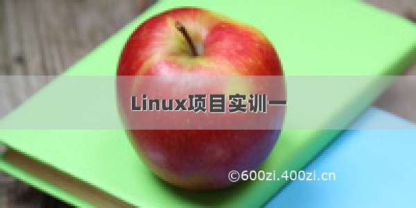 Linux项目实训一