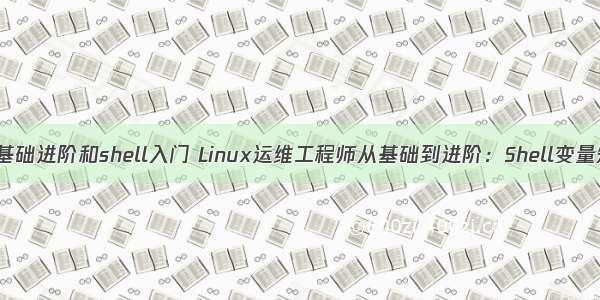 linux运维基础进阶和shell入门 Linux运维工程师从基础到进阶：Shell变量知识梳理...