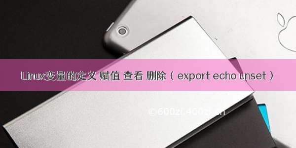 Linux变量的定义 赋值 查看 删除（export echo unset）