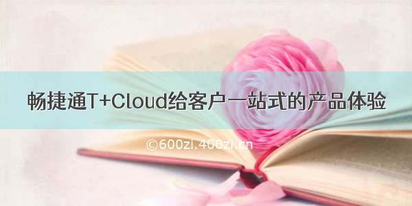 畅捷通T+Cloud给客户一站式的产品体验