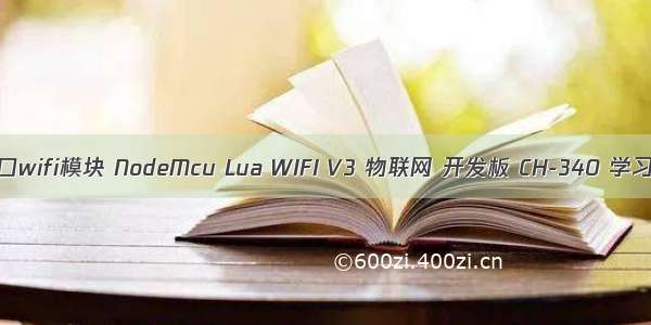 ESP8266串口wifi模块 NodeMcu Lua WIFI V3 物联网 开发板 CH-340 学习笔记（一）