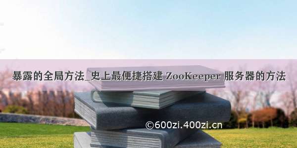 暴露的全局方法_史上最便捷搭建 ZooKeeper 服务器的方法