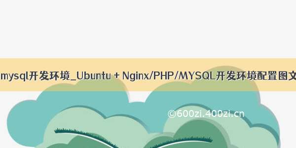 ubuntu mysql开发环境_Ubuntu + Nginx/PHP/MYSQL开发环境配置图文教程