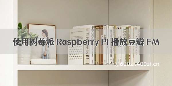 使用树莓派 Raspberry Pi 播放豆瓣 FM