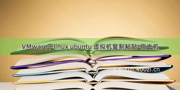 VMware下linux ubuntu 虚拟机复制粘贴-宿主机