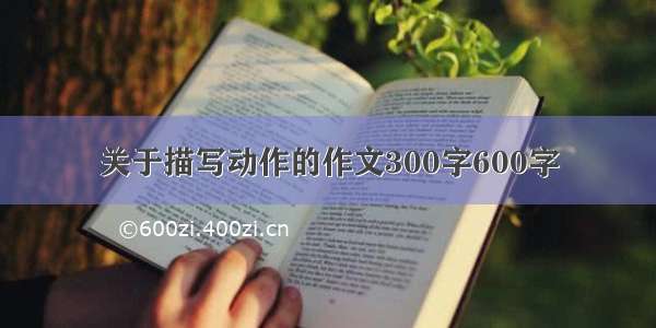 关于描写动作的作文300字600字