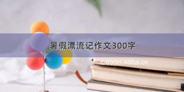 暑假漂流记作文300字