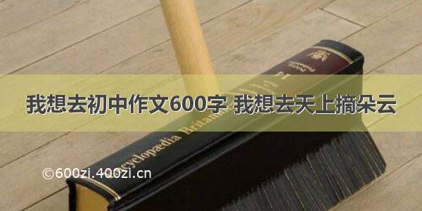 我想去初中作文600字 我想去天上摘朵云