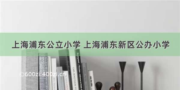 上海浦东公立小学 上海浦东新区公办小学