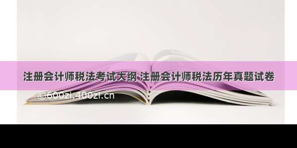 注册会计师税法考试大纲 注册会计师税法历年真题试卷