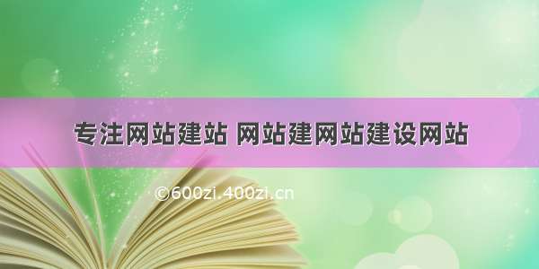 专注网站建站 网站建网站建设网站