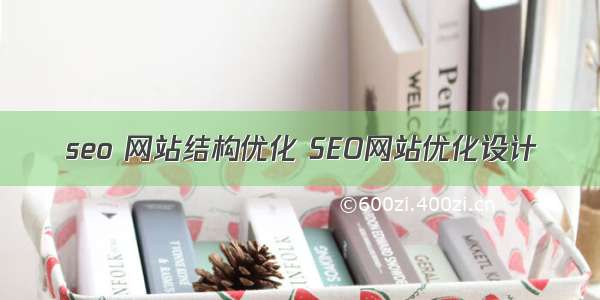 seo 网站结构优化 SEO网站优化设计