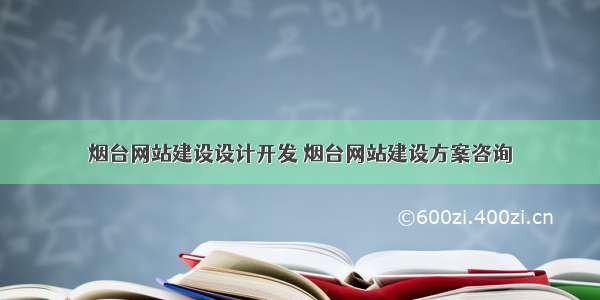 烟台网站建设设计开发 烟台网站建设方案咨询