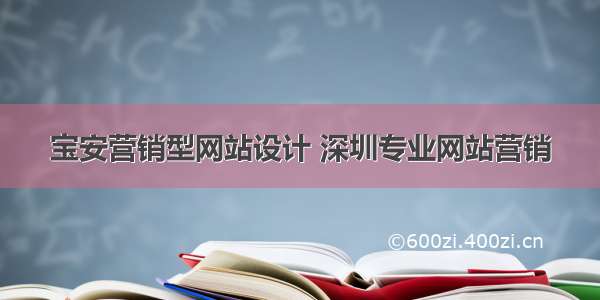 宝安营销型网站设计 深圳专业网站营销