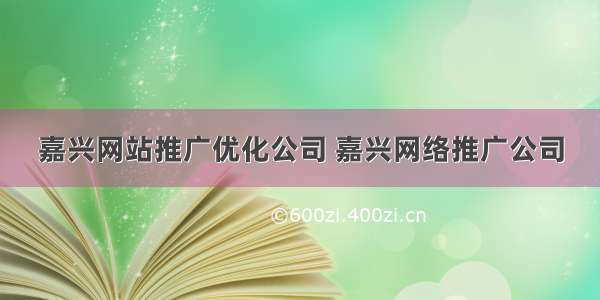 嘉兴网站推广优化公司 嘉兴网络推广公司