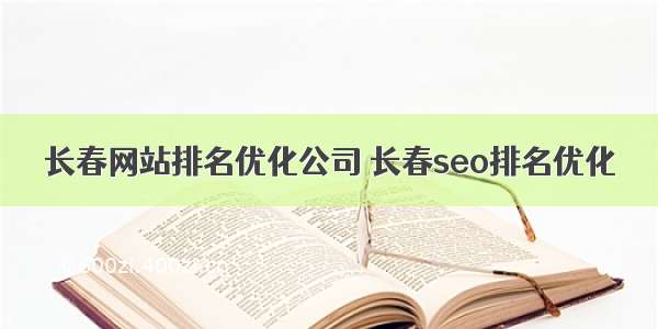 长春网站排名优化公司 长春seo排名优化