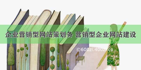 企业营销型网站策划务 营销型企业网站建设