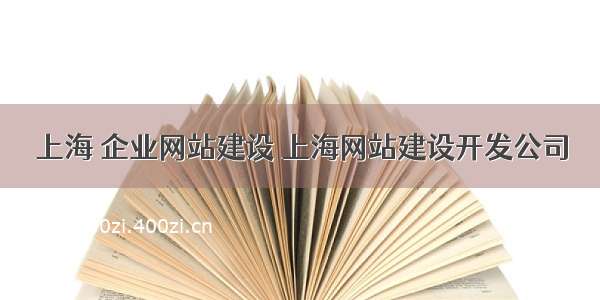 上海 企业网站建设 上海网站建设开发公司