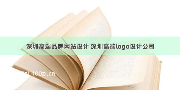 深圳高端品牌网站设计 深圳高端logo设计公司