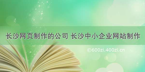 长沙网页制作的公司 长沙中小企业网站制作