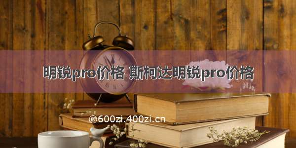 明锐pro价格 斯柯达明锐pro价格