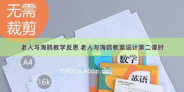 老人与海鸥教学反思 老人与海鸥教案设计第二课时