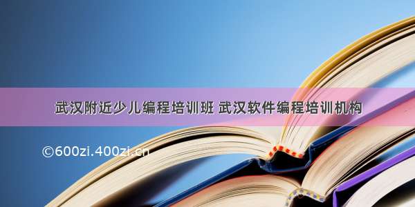 武汉附近少儿编程培训班 武汉软件编程培训机构