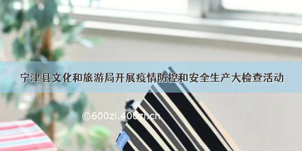 宁津县文化和旅游局开展疫情防控和安全生产大检查活动