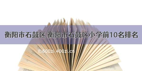 衡阳市石鼓区 衡阳市石鼓区小学前10名排名