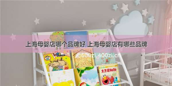 上海母婴店哪个品牌好 上海母婴店有哪些品牌