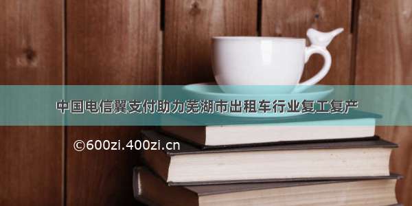 中国电信翼支付助力芜湖市出租车行业复工复产