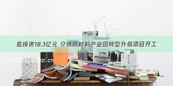 总投资18.3亿元 介休碳材料产业园转型升级项目开工