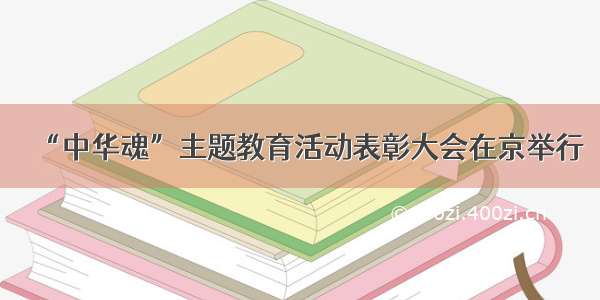 “中华魂”主题教育活动表彰大会在京举行