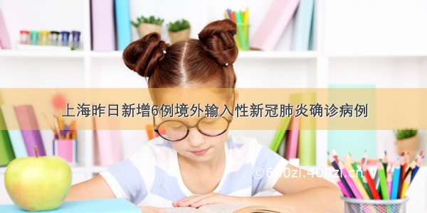 上海昨日新增6例境外输入性新冠肺炎确诊病例
