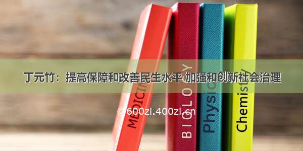 丁元竹：提高保障和改善民生水平 加强和创新社会治理