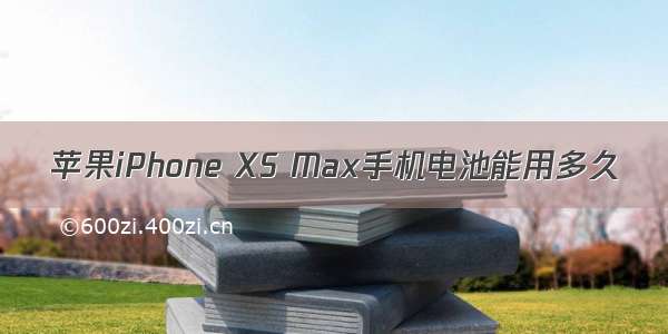 苹果iPhone XS Max手机电池能用多久