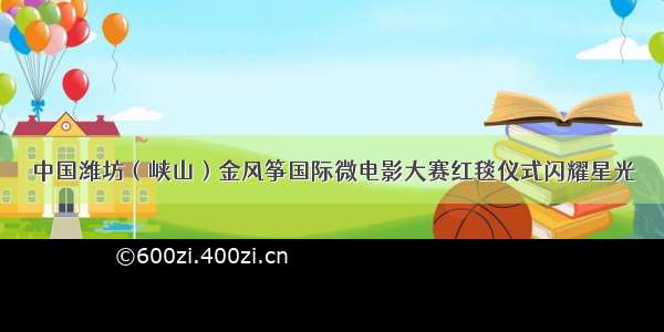 中国潍坊（峡山）金风筝国际微电影大赛红毯仪式闪耀星光