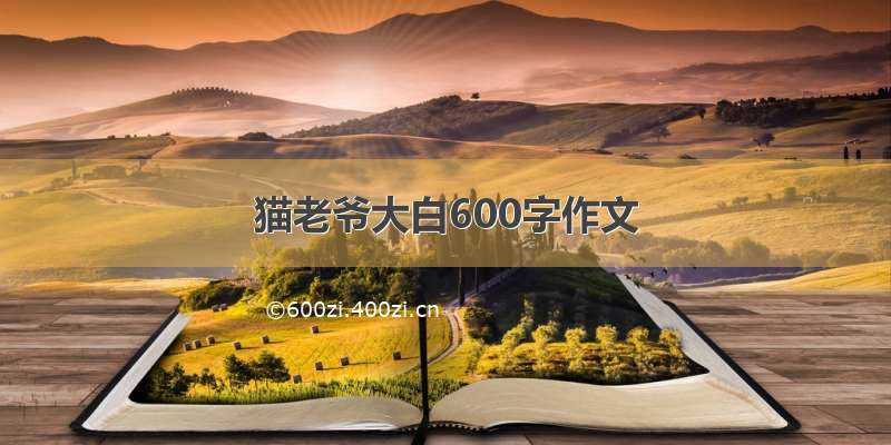 猫老爷大白600字作文