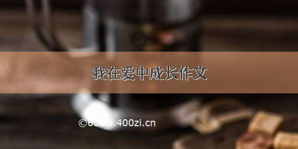 我在爱中成长作文