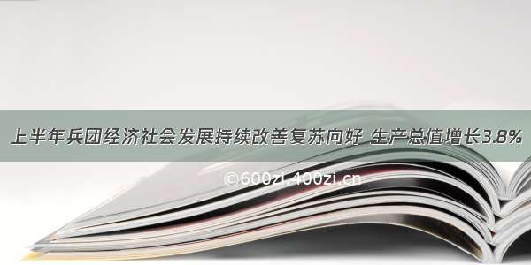 上半年兵团经济社会发展持续改善复苏向好 生产总值增长3.8%