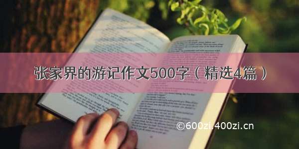 张家界的游记作文500字（精选4篇）