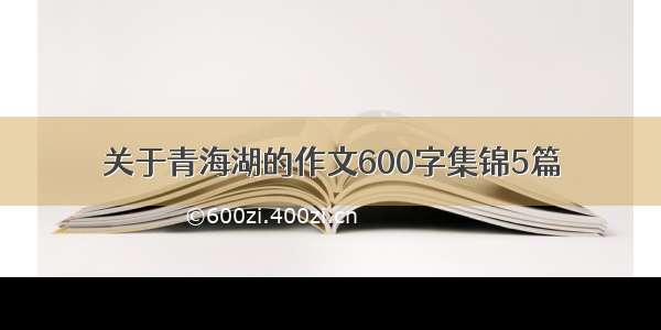 关于青海湖的作文600字集锦5篇
