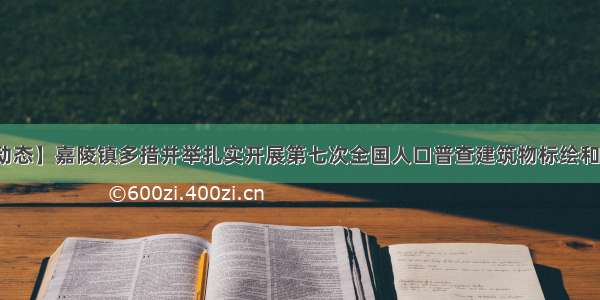 【徽县嘉陵动态】嘉陵镇多措并举扎实开展第七次全国人口普查建筑物标绘和普查小区划分