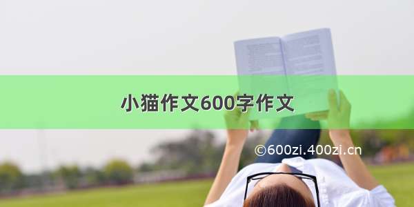 小猫作文600字作文