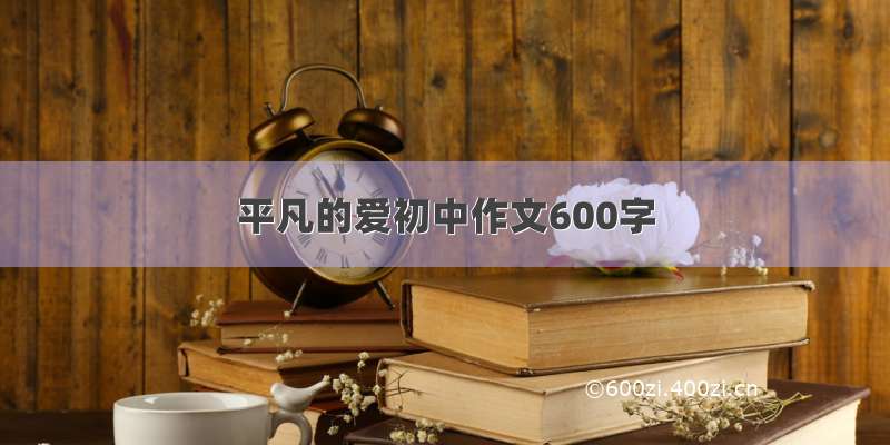 平凡的爱初中作文600字