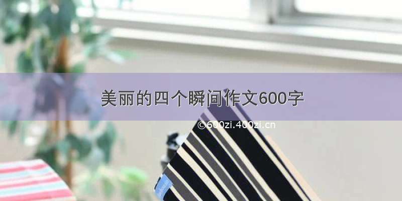 美丽的四个瞬间作文600字