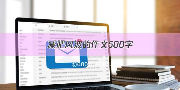 减肥风波的作文500字